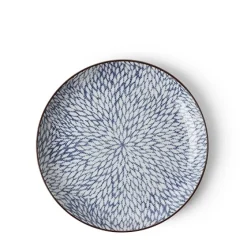 Aizome Mums 7" Plate