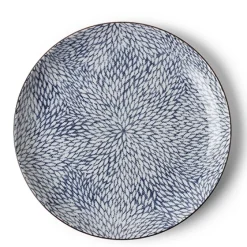 Aizome Mums 10" Plate