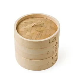 Bamboo Steamer Set 6"