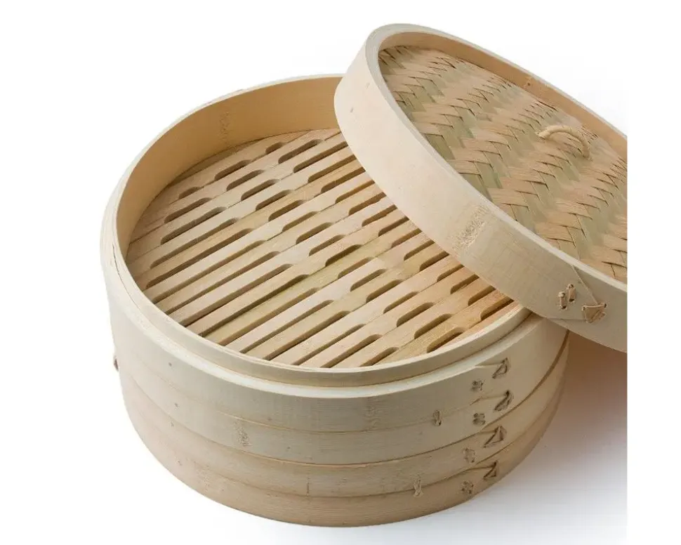 Bamboo Steamer Set 12"