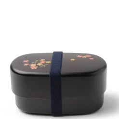 Bento Set Woodgrain Sakura Blossom