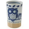 Blue Cup Owl 9 Oz