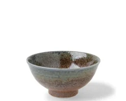 Blue Sand Crackle Bowl 6-1/4"