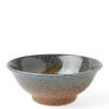 Blue Sand Crackle Bowl 8-1/2"