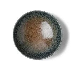 Blue Sand Crackle Bowl 9-1/2