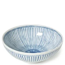 Blue Stripes 8.25" Bowl
