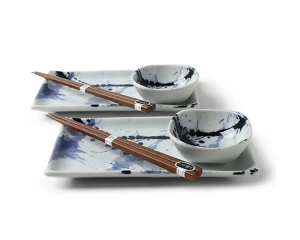 Blue Sumi Sushi Set