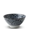 Blue & White Karakusa 7" Noodle Bowl