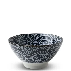 Blue & White Karakusa 7" Noodle Bowl