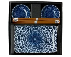 Blue & White Snow Sushi Set
