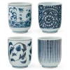 Blue & White Teacup Set
