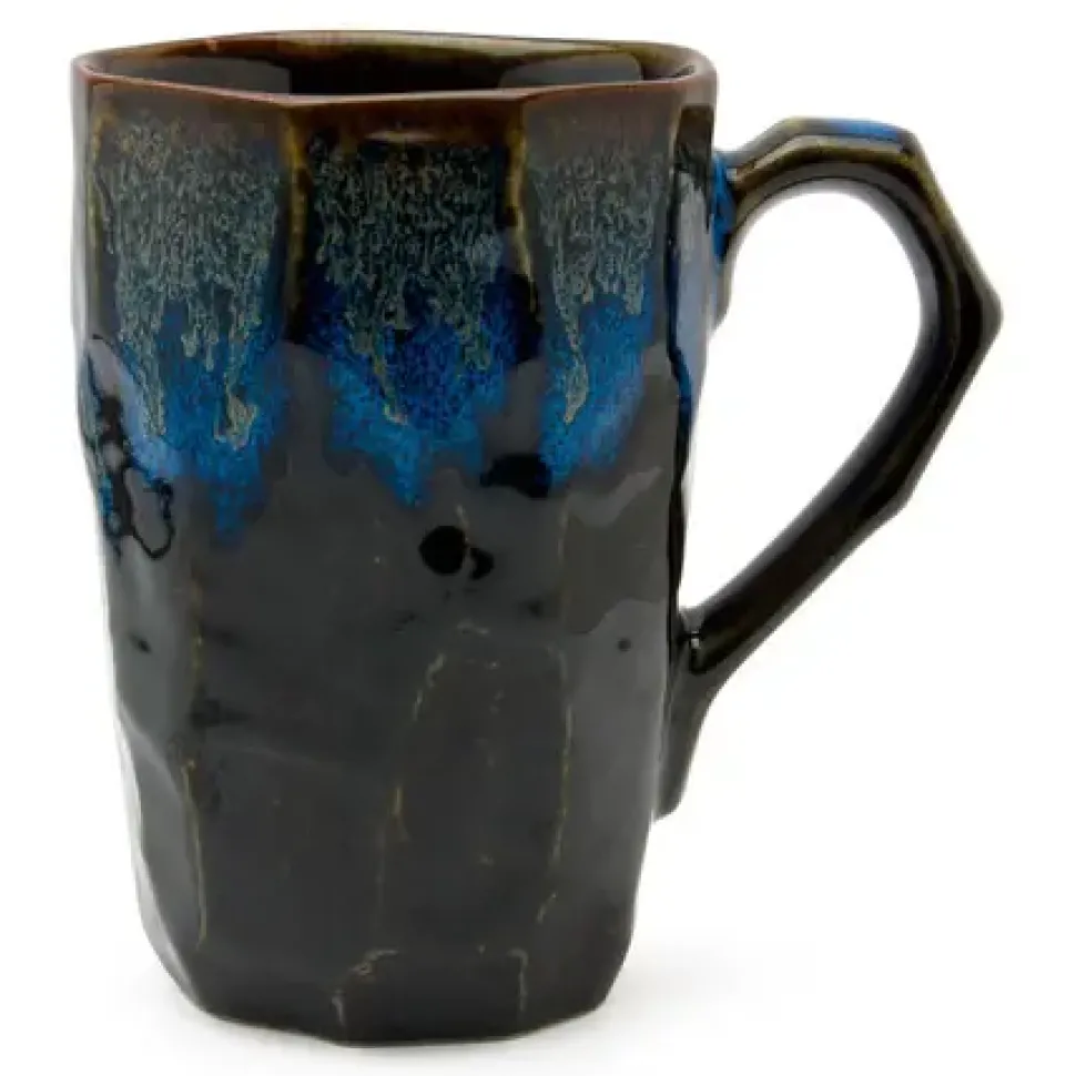 Boulder Tall Mug - Black & Blue