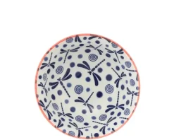 Bowl Blue Dragonfly 6