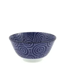 Bowl Cobalt Cloud Swirls 5.75"