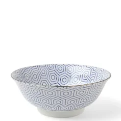 Bowl Indigo Tortoise Shell Ramen
