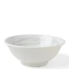 Bowl White Water Swirls 8-1/2"