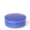 Bowl With Cover Himari Blue