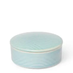 Bowl With Cover Himari Lt Blue