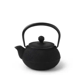 Cast Iron Teapot Black Hobnail 0.325L