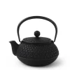 Cast Iron Teapot Black Honeycomb 0.65L