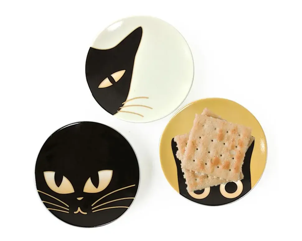 Cat Eyes 3.5" Mini Plate Set