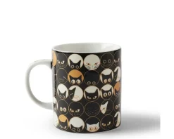 Cat Eyes 8 Oz. Mug - Black