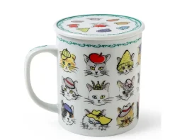 Cats In Hats Mug With Lid