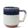 Chips 12 Oz. Mug Navy Drip Glaze