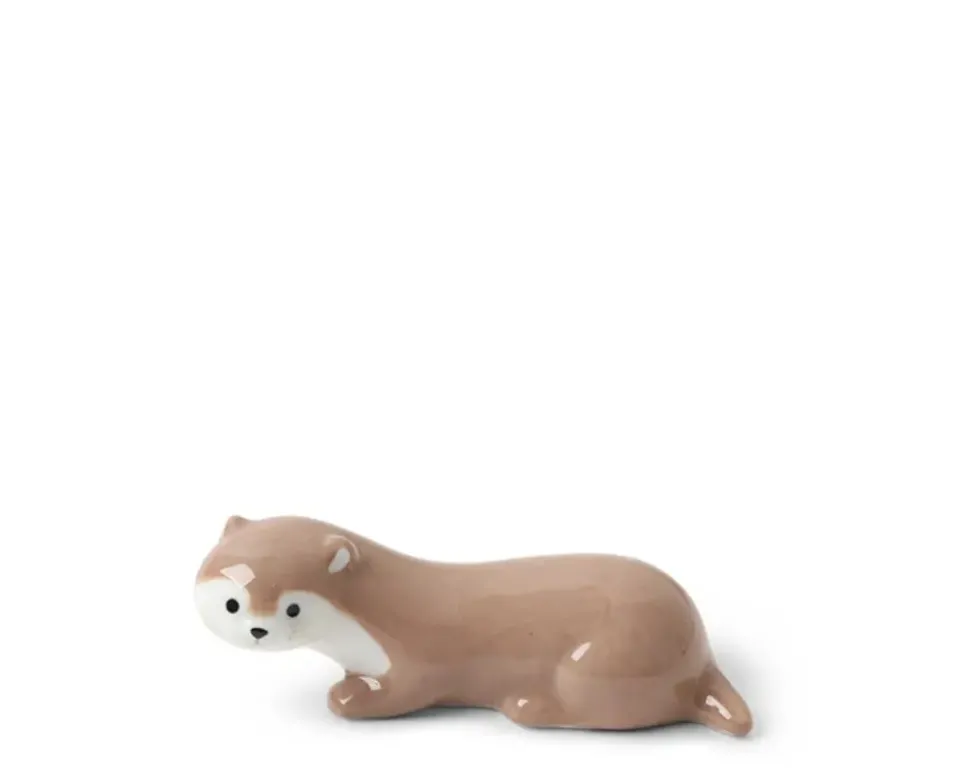 Chopstick Rest Otter Light Brown