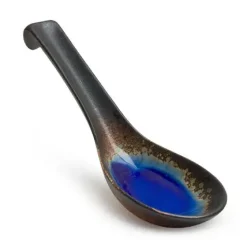 Cobalt Blue Soup Spoon