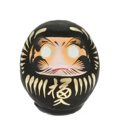 Daruma Black No Evil 3-3/4"
