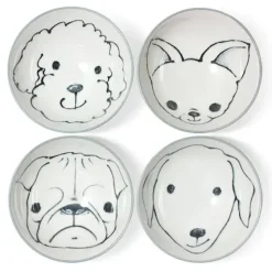 Dog Days 4.5" Rice Bowl Set