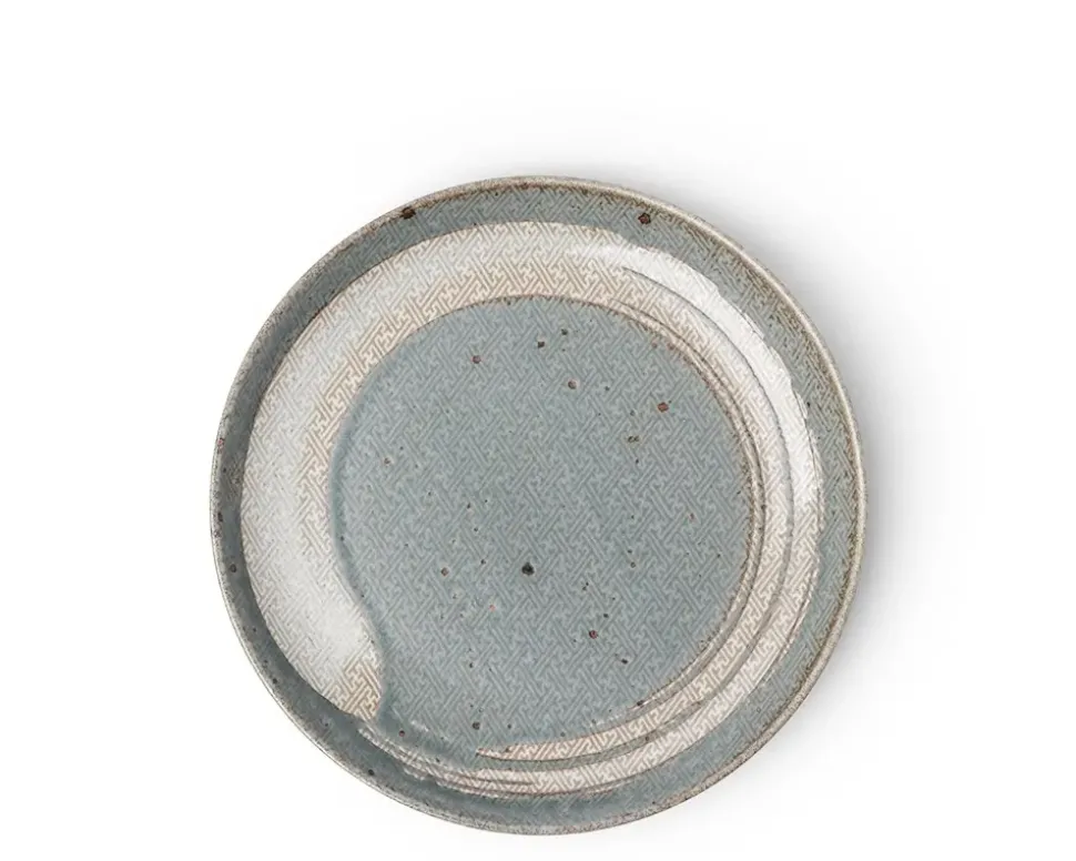 Enso Green Plate 7-1/4"