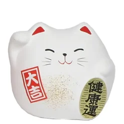 Feng Shui Cat 2.25" - White