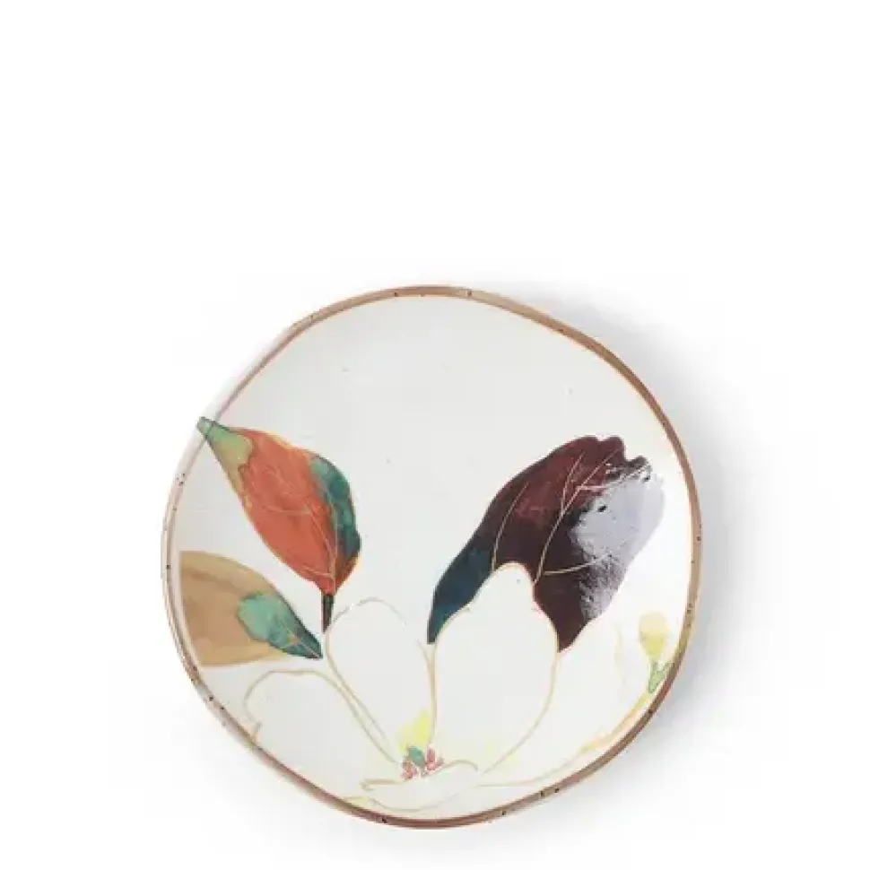 Floral Mini Plate White