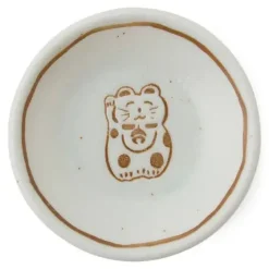 Fortune Cat 3" Sauce Dish