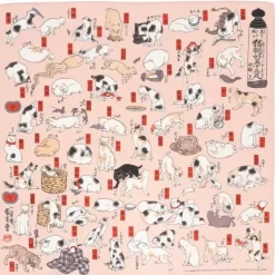 Furoshiki Cats Kuniyoshi