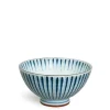 Hamon Blue Tokusa 4.5" Rice Bowl