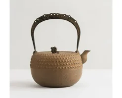 Iwachu Kettle Tetsubin Gravel Turtleshell Brown