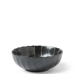 Kasa Lines Black 5.5" Bowl