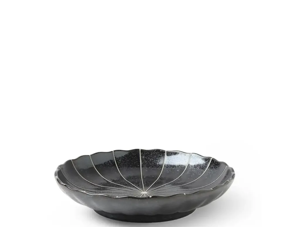 Kasa Lines Black 6.5" Plate