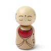 Kokeshi Ojizo Brown