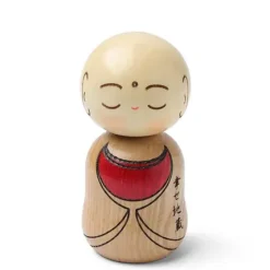 Kokeshi Ojizo Brown