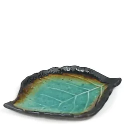 Kosui Green 8" X 5.5" Leaf Plate