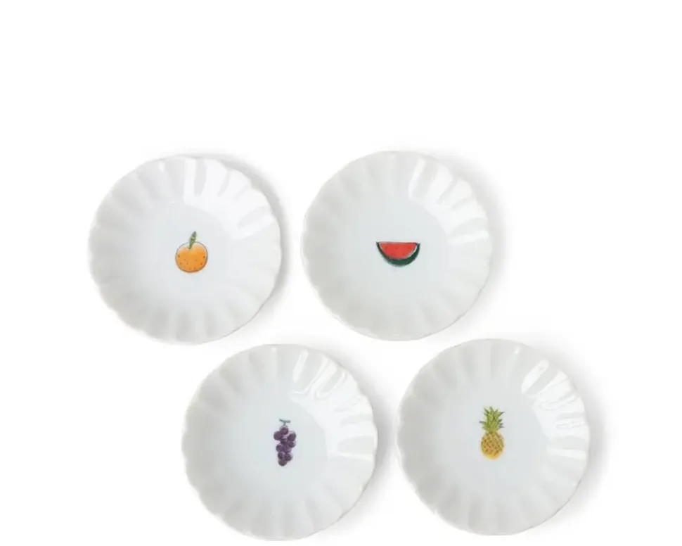 Kudamono Sauce Dish Orange