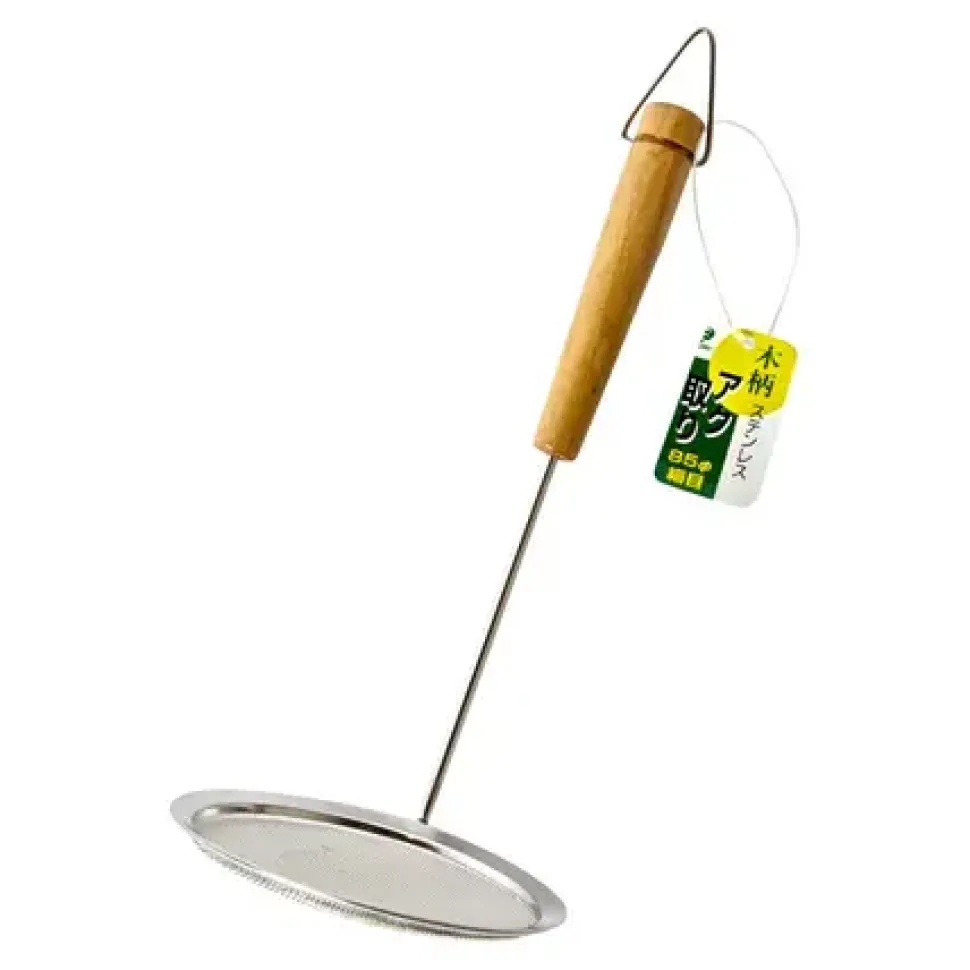 Mesh Skimmer 3.5" With Wood Handle