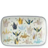 Origami Cranes 6.5" X 4.25" Plate - Blue