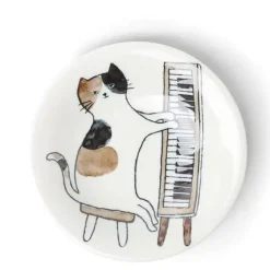Piano Cat 6-1/8" Plate
