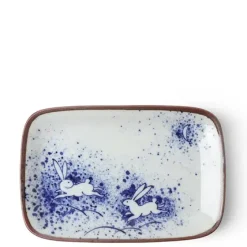 Plate Rabbit & Moon 6-1/2"