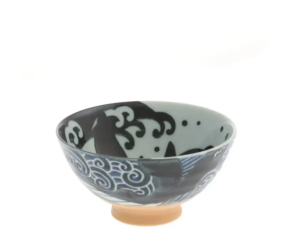 Rice Bowl Blue Whale Waves